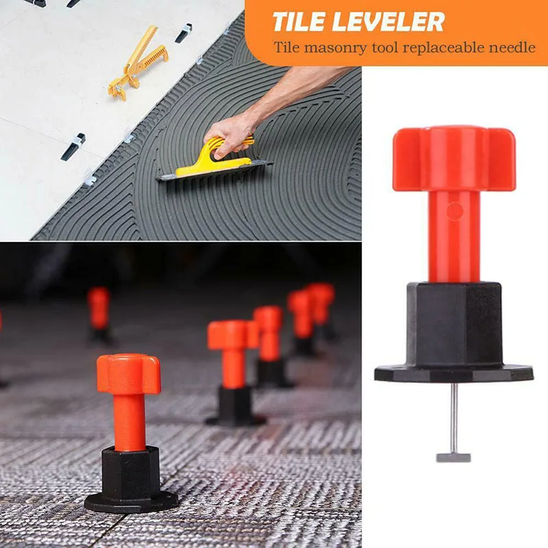 

75 Pcs Reusable Anti-Lippage Tile Leveling System Locator Tool Ceramic Floor Wall AA