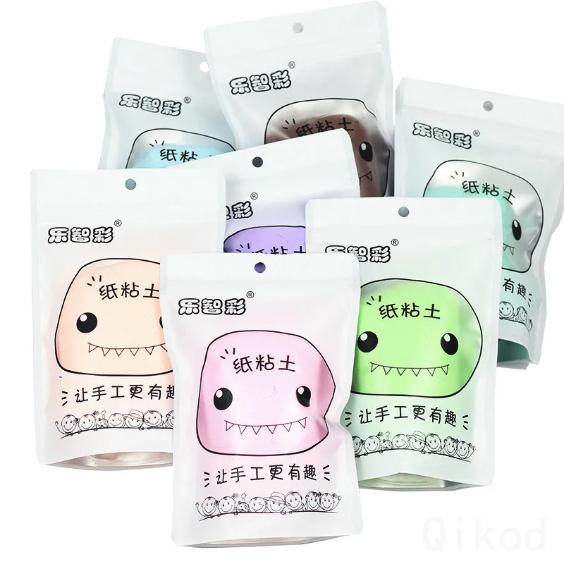 

10 Color 100g DIY Slime Soft Clay Paper Clay Soft Paper Clay Plasticine Supplie Slimes Fluffy Glue Educational Toy for children