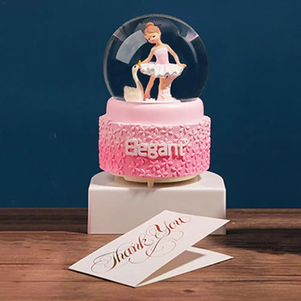 Балетная танцующая девушка день Святого Валентина Глобус стеклянная