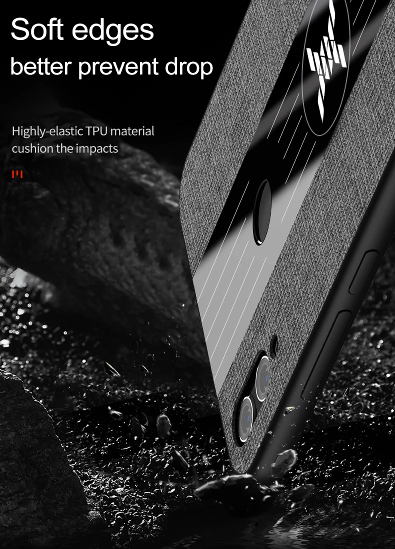 for huawei honor 8x max x10 7x 8s 9x 10 30 lite 10i 20i case fabric magnetic ring phone cover honor note view 10 20 30 play case free global shipping