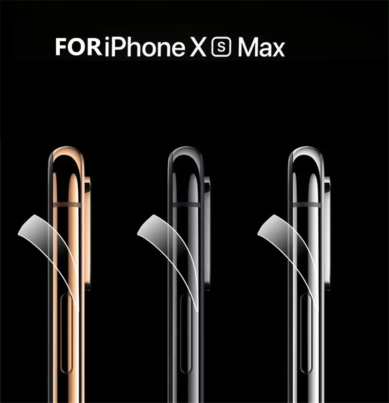 Роскошные гидрогелевые прозрачные маслостойкие наклейки для iPhone 11 8Plus X Xr Xs Max