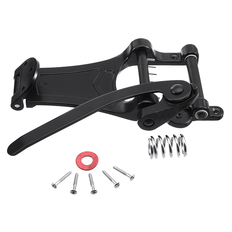 Новые детали для электрогитары Vibrato Tremolo Bridge Semi Hollow Tailpiece Black подходит Les Paul