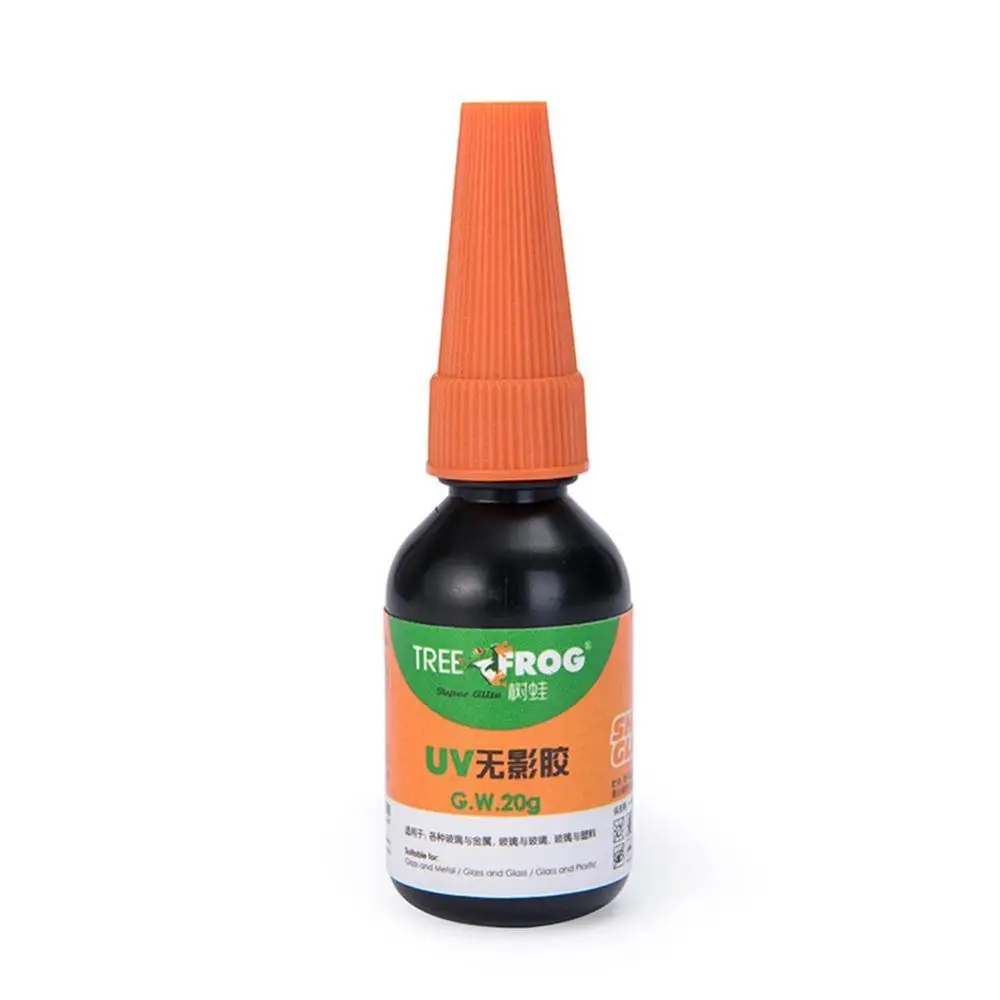 

100% подлинный 20 г УФ-клей для акрила ПММА, акрила, стекла, клея, склеивание, прозрачный пластик, ПВХ, АБС, металла