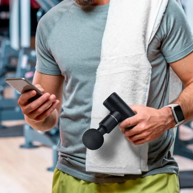 Мини массажный пистолет Muscel для облегчения боли релаксации мощный