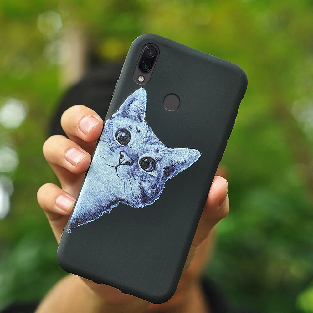 Мягкий чехол из ТПУ с рисунком для телефона силиконовый Redmi Note 7 5A 4X Pro в виде