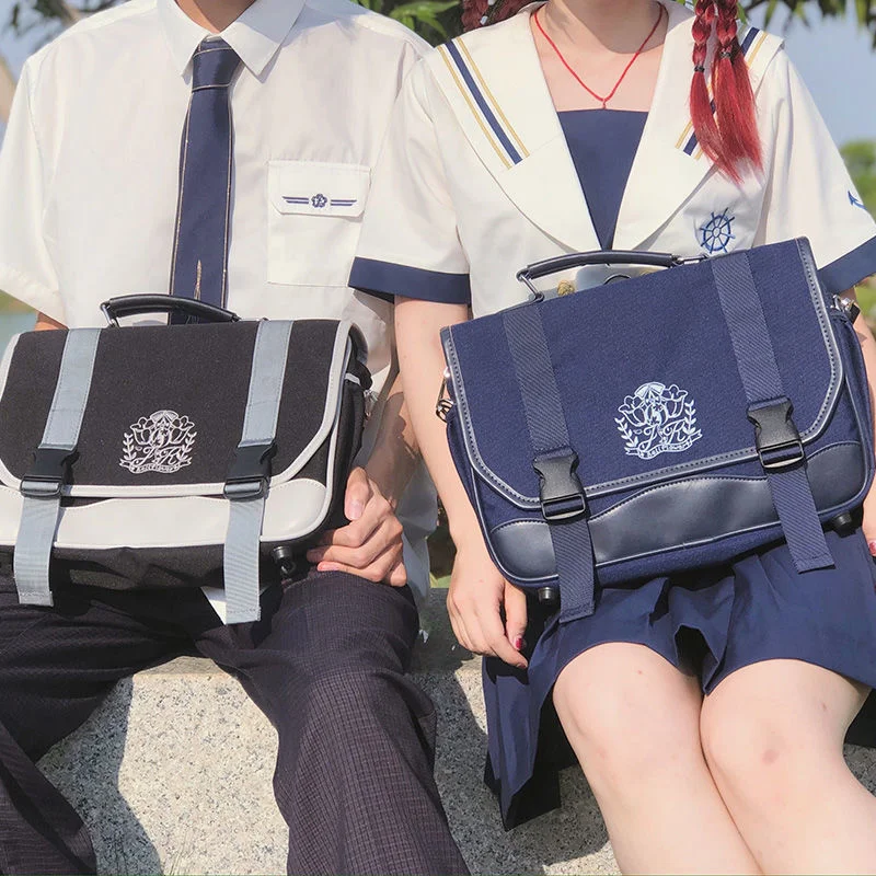 

Original cherry sauce 3-way Campanula uniform daily JK campus backpack portable cross arm D-K bag