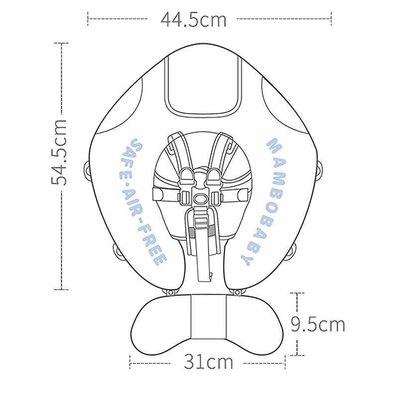 

Non Inflatable Baby Waist Float Lying Swimming Ring Floats Water Pool Toys Kids Swim Trainer Accessories Sunshade Summer Toys