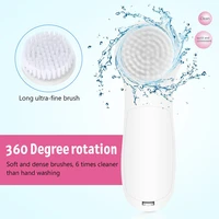 5 in1 face cleansing brush electric face cleanser electric facial skin cleanser beauty scrubber skin deep washing massage brushs