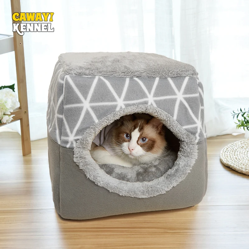 CAWAYI питомник мягкий домик для домашних животных кровать собак кошек товары