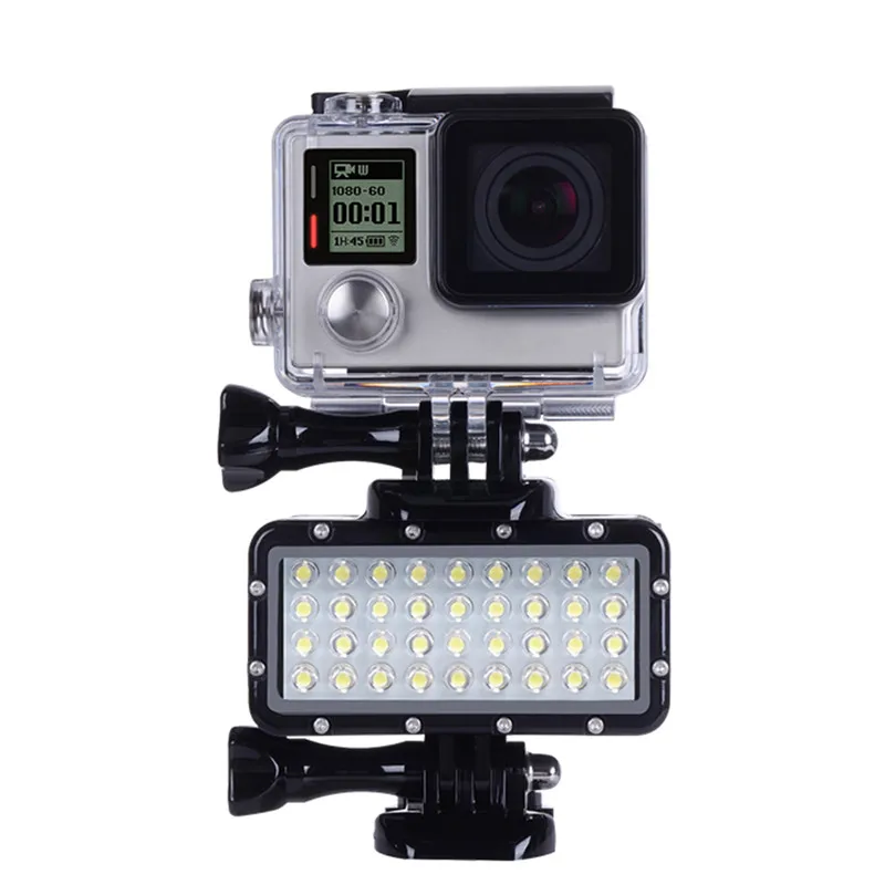 Для Gopro Hero8 7 6 5 SJCAM SJ5000 Xiaomi yi Mijia eken H9 экшн/зеркальная камера Подводная световая лампа для съемки вспышка светильник для дайвинга