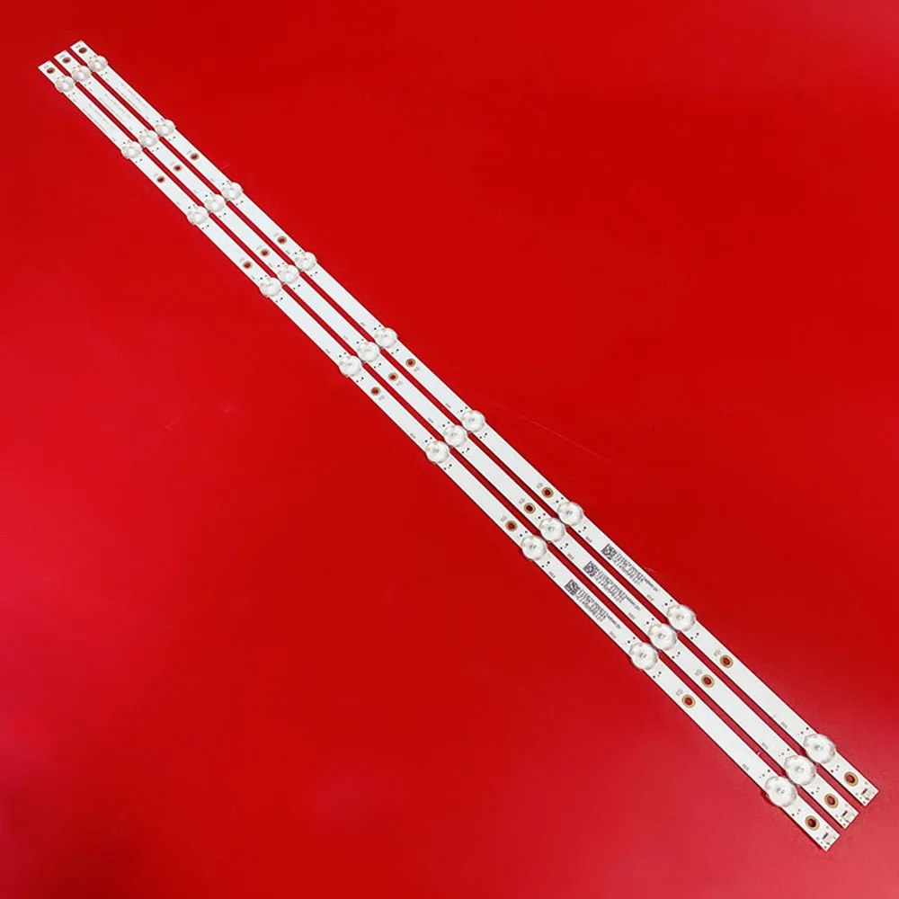 

30pcs/lot LED Backlight strip for Aoc 43s5295 43PFG5813 43PFG5813/78 43PFF5292 CEJJ-LB430Z-9S1P-M3030-D-1 9LED(3V) 840mm