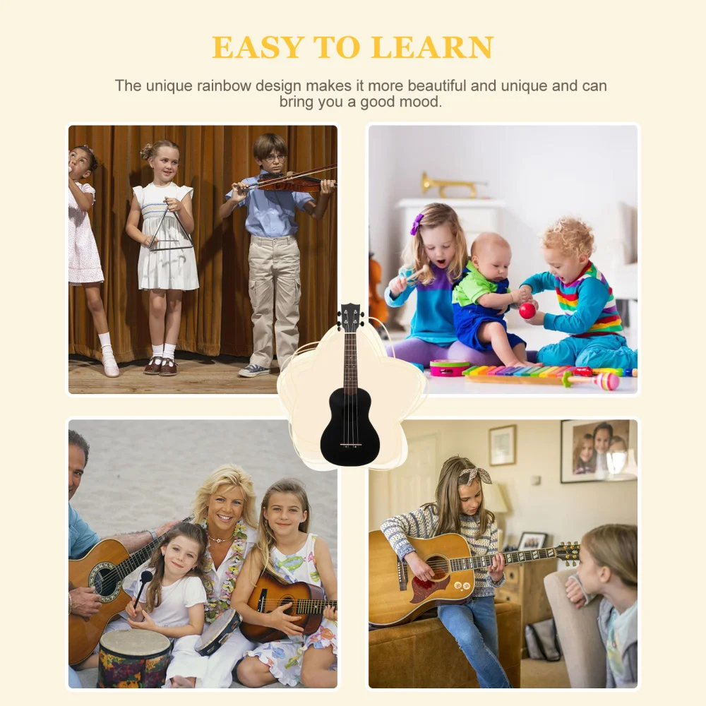 

Wooden Beginner Children Adult Ukulele Premium Durable Beginner Ukulele