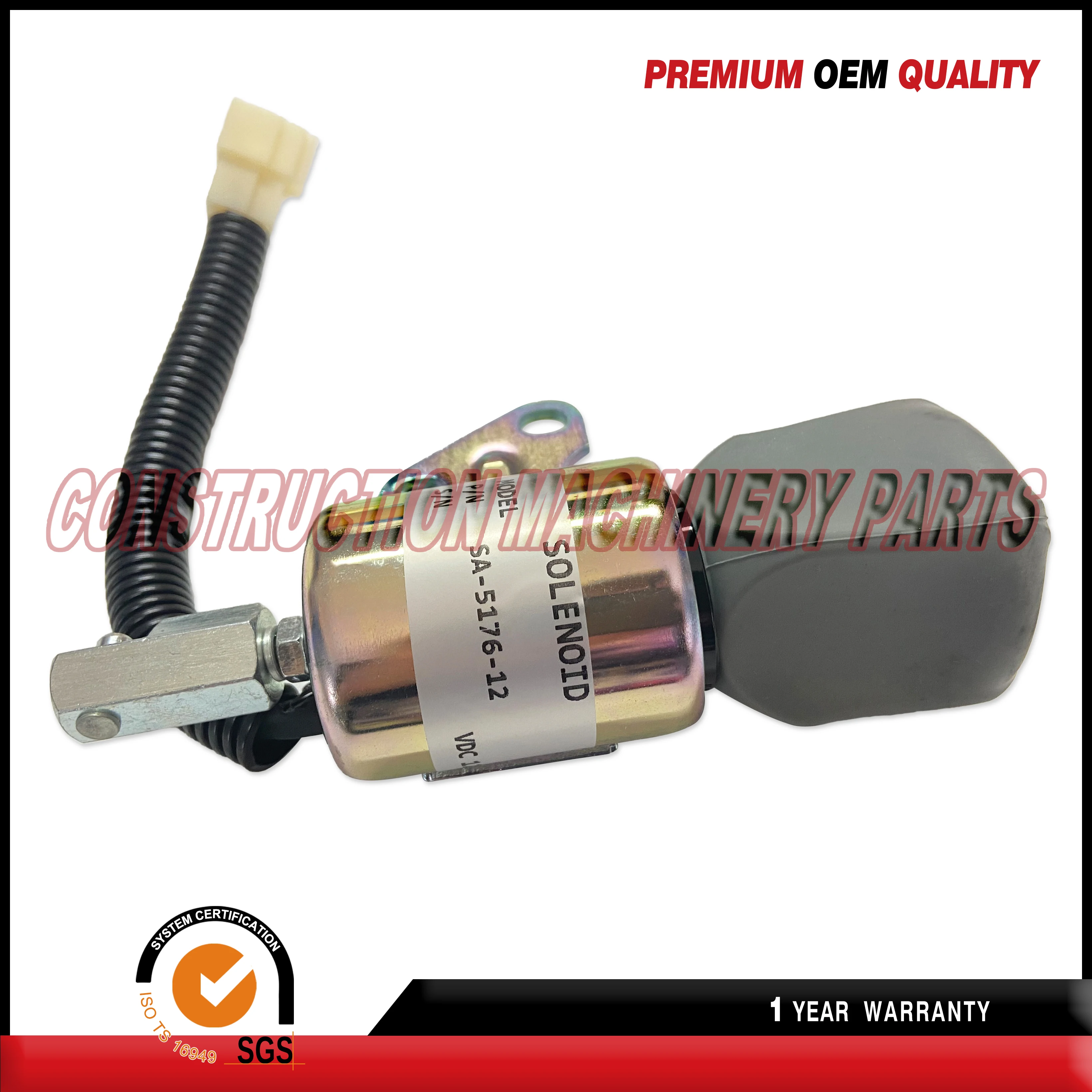 SA-5176-12 остановочный соленоид SA-5176 1756ES-12SUC5B1S5 12V для KUBOTA | Обустройство дома