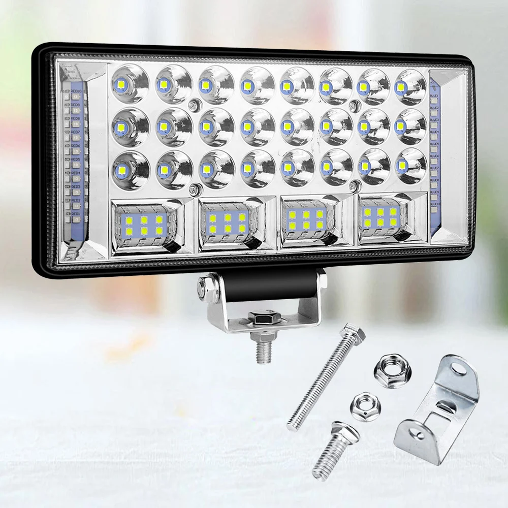 

8 Inches LED Work Light Bar Offroad Driving Lamp Professional Floodlight for SUV Truck Car