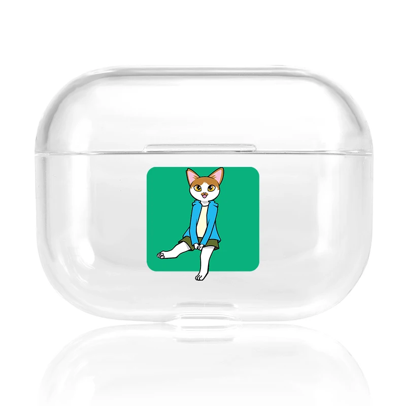 

Soft Case For Airpods Pro Cases Cute Animal Silicon Transparent Headphone Cover For Apple Air pods pro Coque Protective Bumper