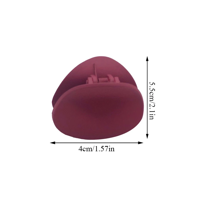 

Small Hair Claw Clip Solid Color Scrub Acrylic Hairpin for Women Girl Hair Accessories Geometric Hair Clip Fashion Barrette