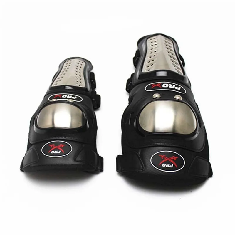 

Black Motorcycle Kneepad EVA Motorcycle Protectors 4Pcs Sets High Quality