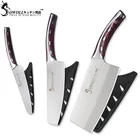 Бесплатная доставка, комплект из 3 предметов Кухня Ножи комплект Нержавеющаясталь Кливер разделочные нарезки нож для ножа шеф-повара Ножи набор столовых приборов инструмент ABS ручкой
