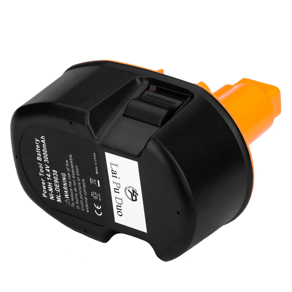 Сменный аккумулятор для Dewalt DC9091 DC9094 DE9031 DE9038 DE9091 DE9092 DE9094 DE9502 14 4 В 3000 мАч |