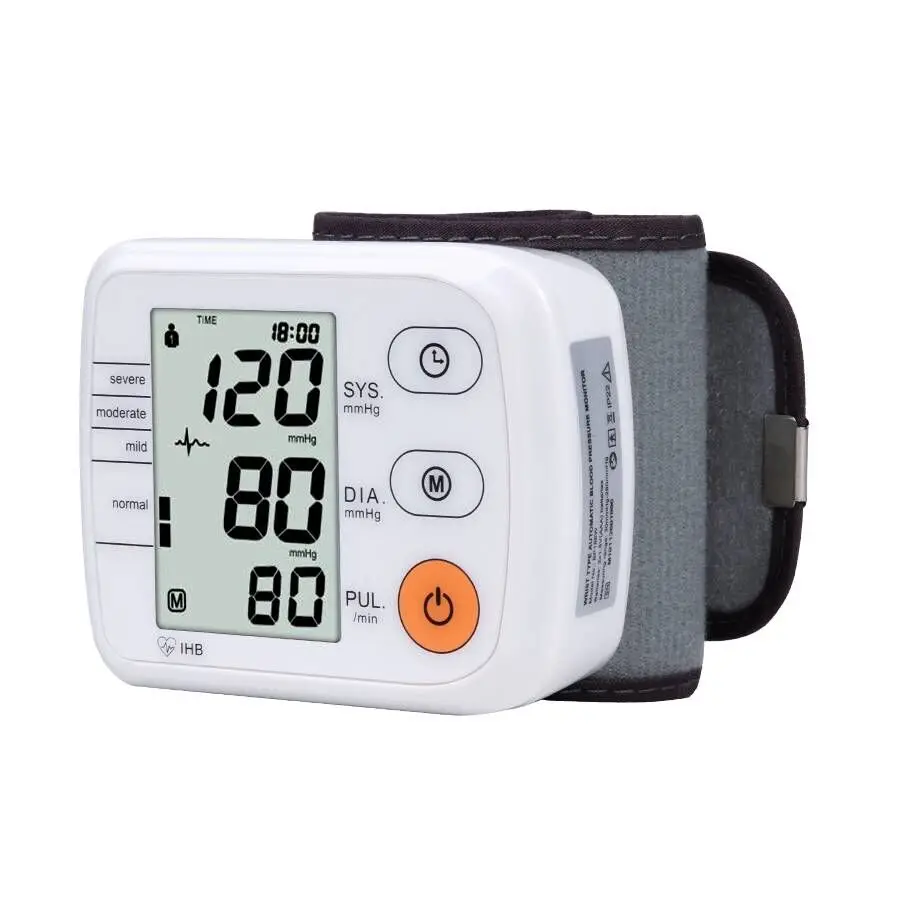 

Automatic Digital Upper Arm Blood Pressure Monitor Heart Beat Rate Pulse Meter Tonometer Wrist Sphygmomanometers pulsometer