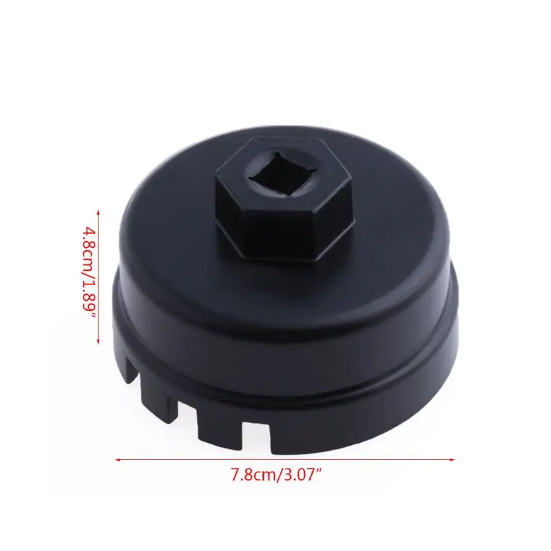 

14 Flutes Universal Oil Filter Socket Housing Tool Remover Cup Wrench for toyota