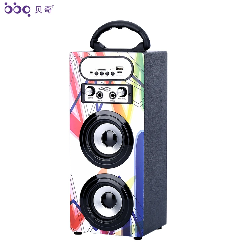 Беспроводная портативная Bluetooth колонка многофункциональная Колонка для караоке
