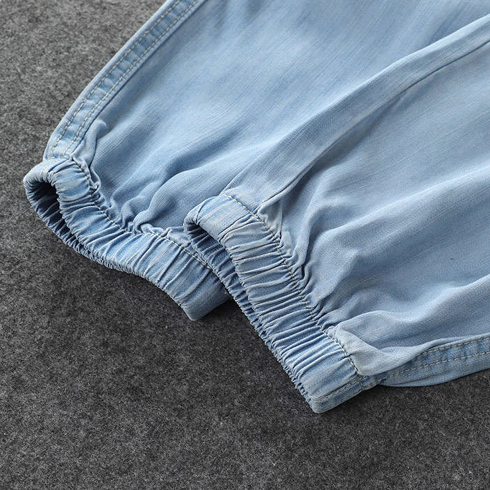 

Long Pants Solid color Trousers Baggy Beach Plus size Ladies High Waist Elastic