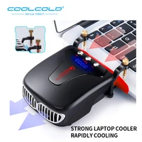 coolcold k36 laptop cooling pad laptop cooler notebook accessories heat dissipation radiator cooling led temperature display fan