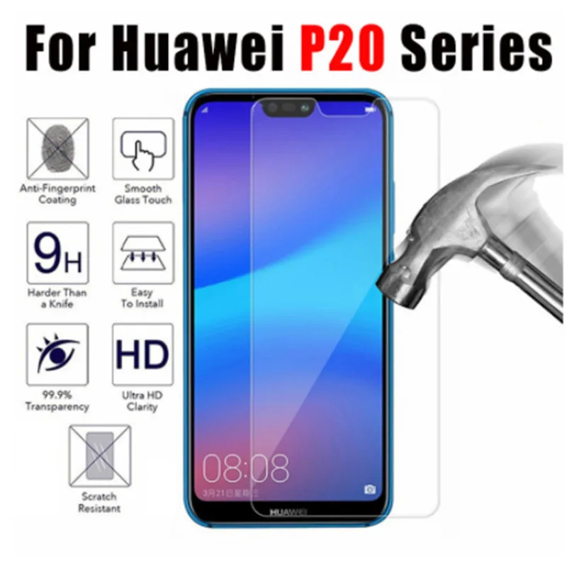 Закаленное стекло для Huawei p20 light p10 plus P9 p30 p8 p9 lite Защитное экрана p20lite p20pro защитная