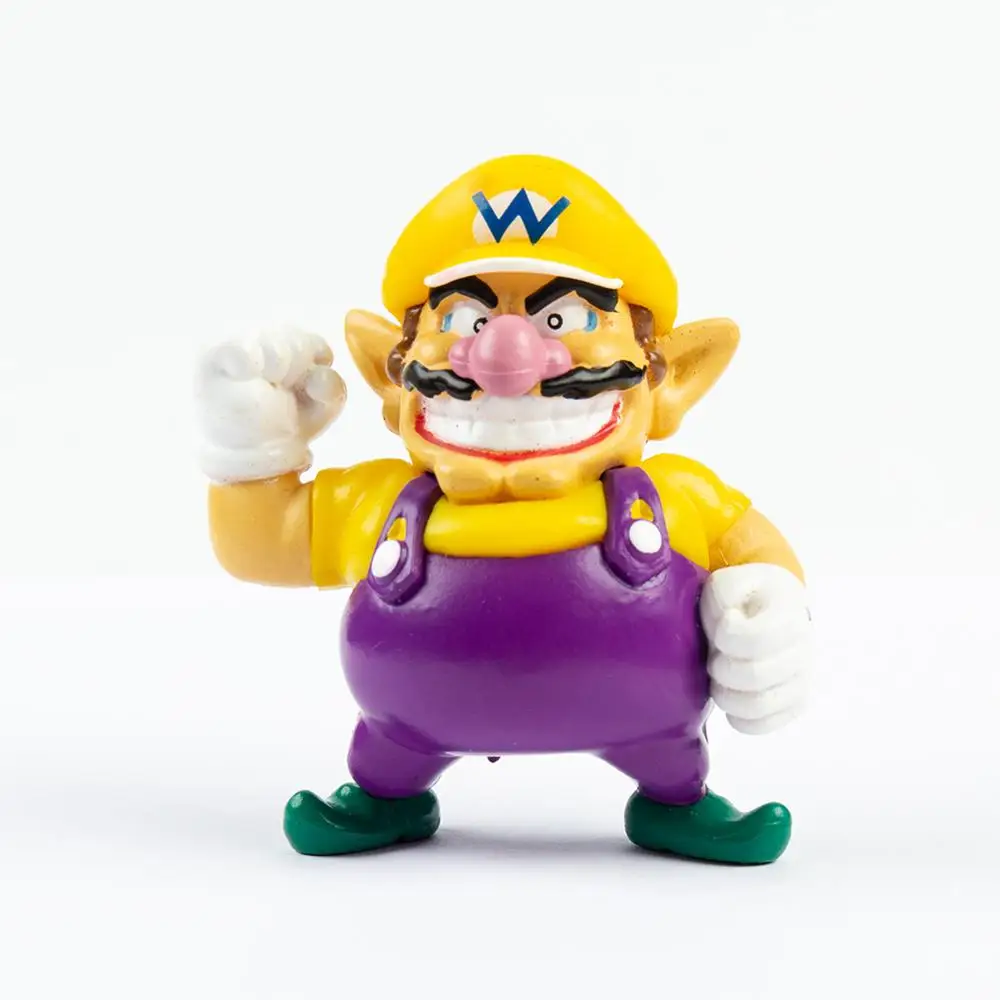 Экшн фигурки из ПВХ Super Mario Bros 6 шт./компл. 3 8 см куклы Luigi Yoshi грибной Ослик Kong в