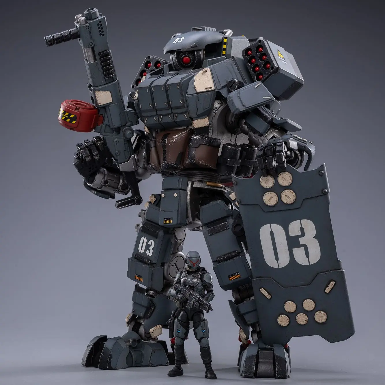 

JOYTOY 1/25 Action Figure Mecha Iron Wrecker 03 Urban Warfare 04 Heavy Firepower Anime Collection Model Toy Gifts