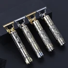 Машинка для стрижки волос T Bald, Аккумуляторный триммер с T-Outliner, винтажная машинка для парикмахера, беспроводная