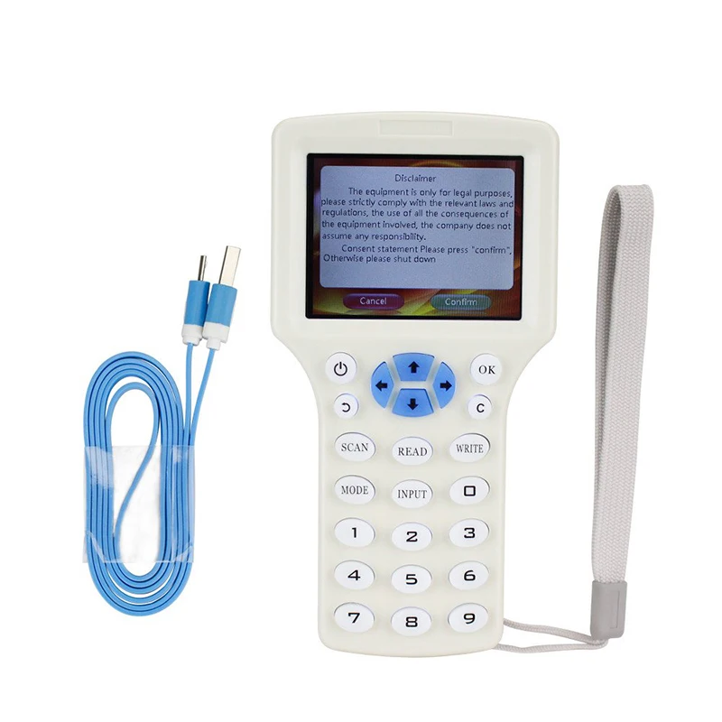 

Считыватель карт NFC, 10 частот, 125 кГц, 13,56 МГц, с USB