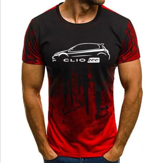 Камуфляжная футболка с коротким рукавом мужская RENAULT CLIO SPORT 200 CUP Классическая