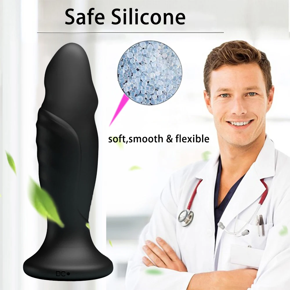 Remote Control Anal Plug Powerful Vibrating Prostate Massager Men Butt Waterproof 12 Speed Anus Vibrator Sex Toys Shop | Красота и