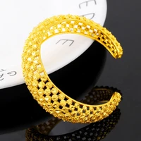 not fade forever 18k gold bracelets for women men pulseira feminina bizuteria wedding gemstone 18k gold bracelets for female