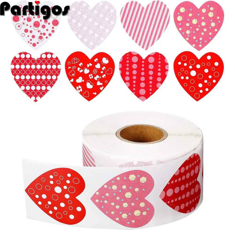 2 5 см наклейки на День святого Валентина свадьбу любовь прозрачные штампы в форме