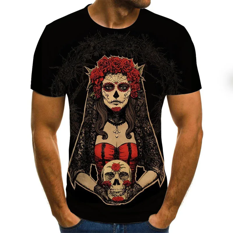 

2021 Cartoon I Cool Print Fashion Men's Short Sleeve New Top Character Harajuku Men's T-Shirt xxs-6xl