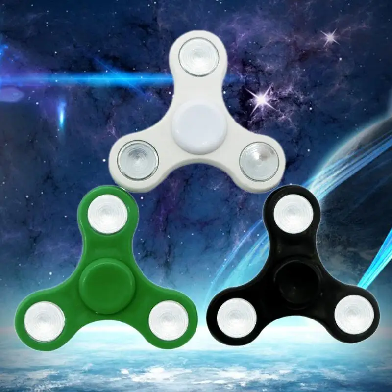 Пластмассовый Спиннер Tri Spinner ручной из АБС пластика для детей начинающих ходить