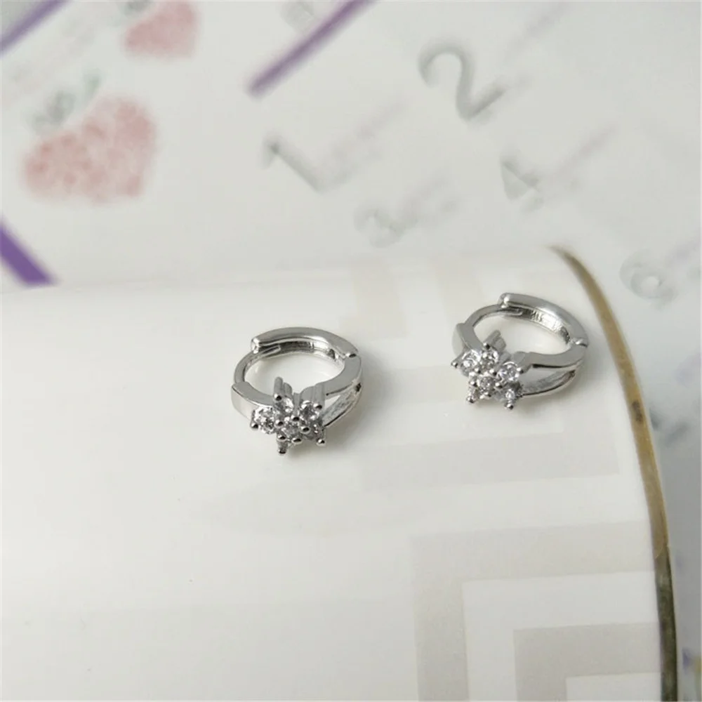 1 пара женские серьги гвоздики с кристаллами|Серьги-гвоздики| |