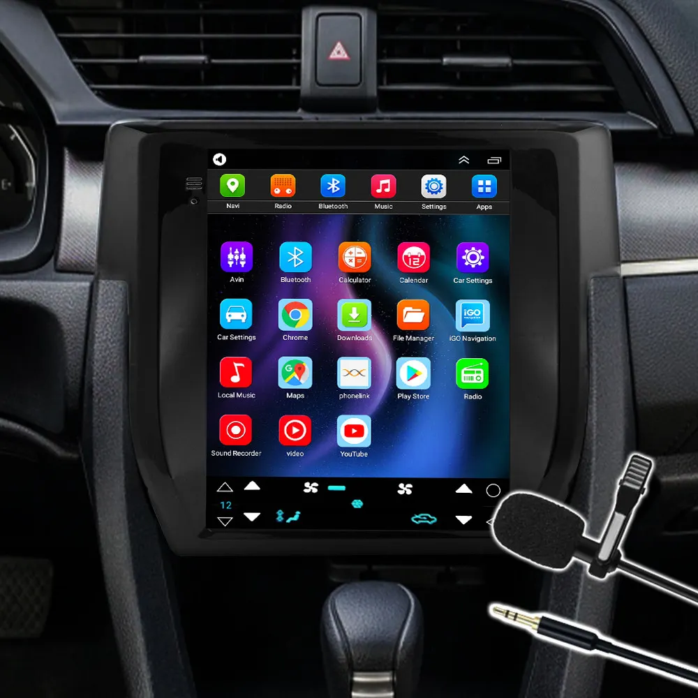 Автомобильный плеер Android 10 для Honda Civic 2016 2017 2018 2din радио мультимедиа видео GPS