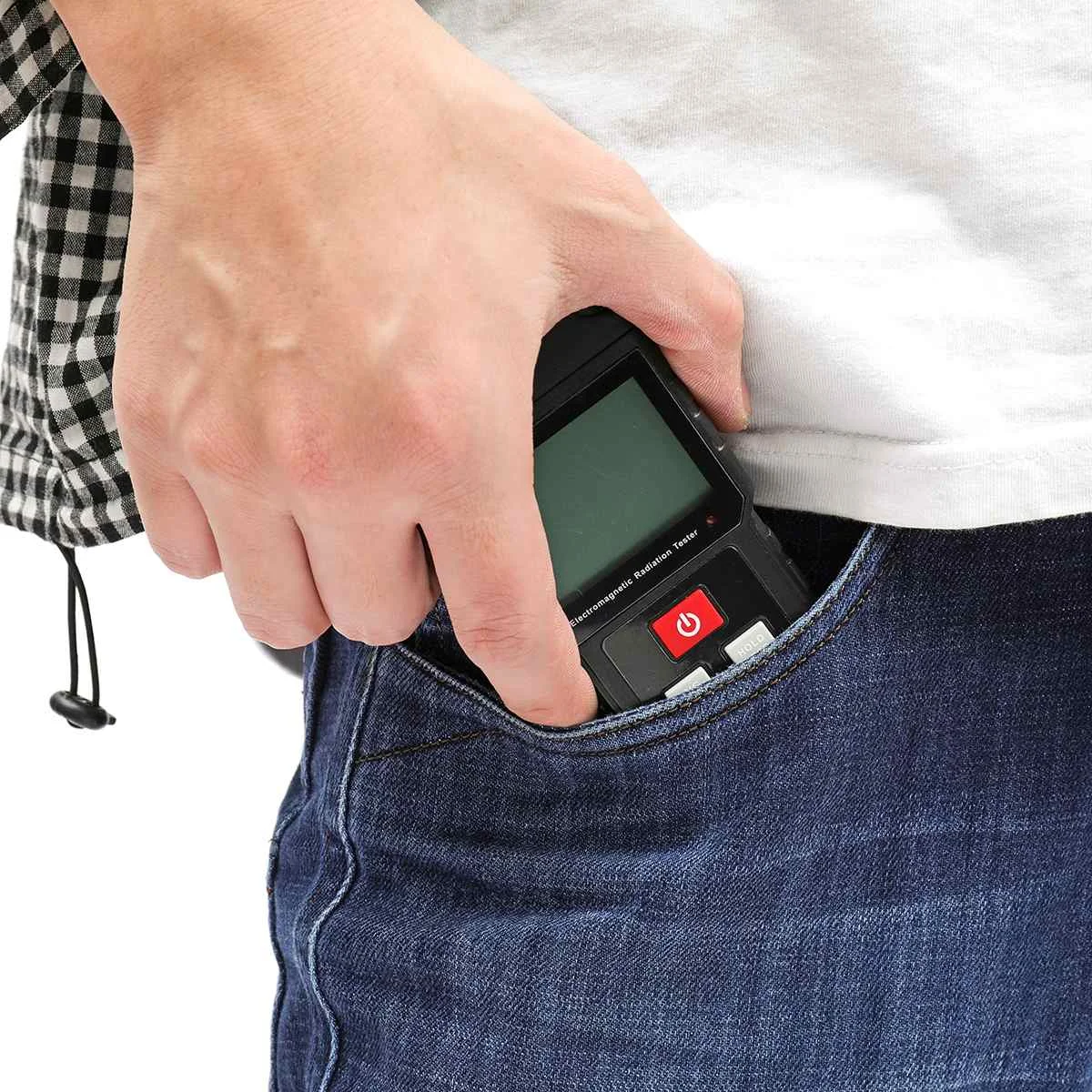 

Electromagnetic Field Radiation Tester EMF Meter Handheld Counter Digital Dosimeter LCD Detector Measurement for Computer Phone
