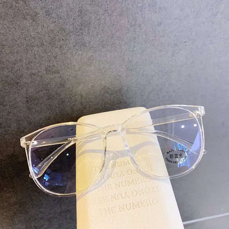 

TR90 Anti Blue Light Decorative Glasses Round Computer Anti-blue Eye Glasses with Frame Transparent Eyewear women Glasses Frame
