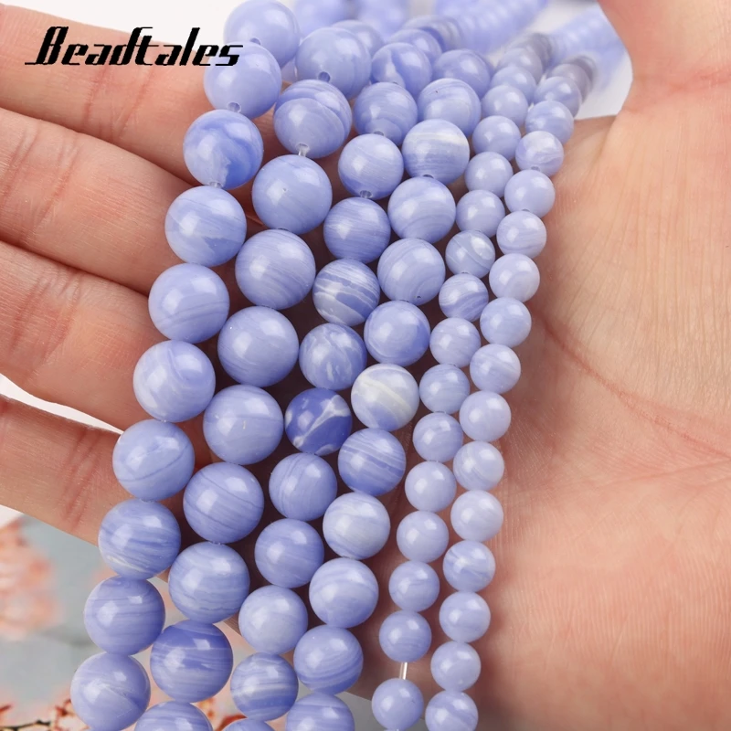 

Natural Purple Agate Stone Beads Round Natural Purple Loose Beads For DIY Making Bracelet Necklace Jewelry 6/8/10mm Beadtales