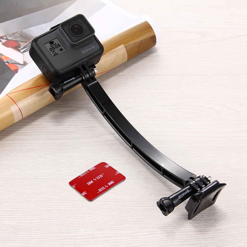 

Outdoor Motorcycle Cycling Helmet Extension Arm Selfie stick Mount Kit For GoPro HERO 7 6 5 4 3 SJCAM Sports Camera Accessories