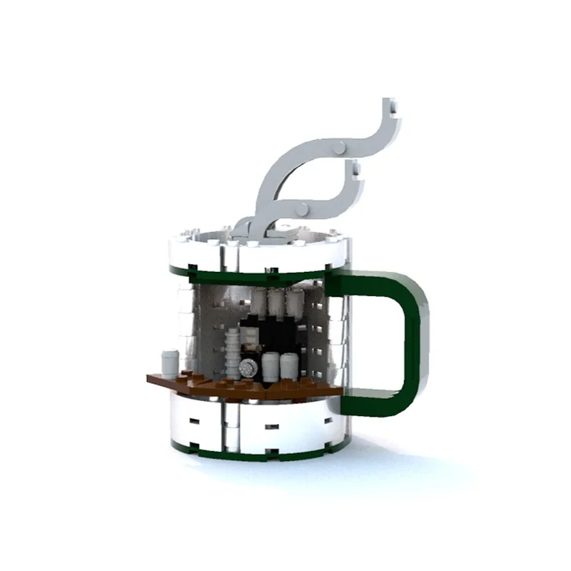 

Mini City Street View Building Blocks Coffee Shop Hamburger Store City Diy Bricks Toys For Children Kids Gifts