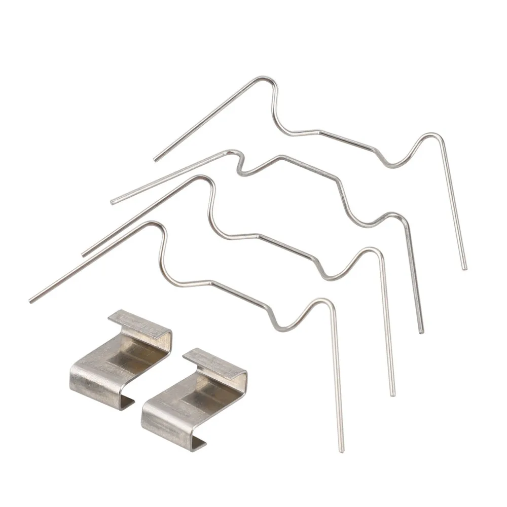 

Garden Nail Stainless Steel Greenhouse Overlap S Clips Fixing Tool Glass Clamps Silver 25pcs Z-shaped Buckle