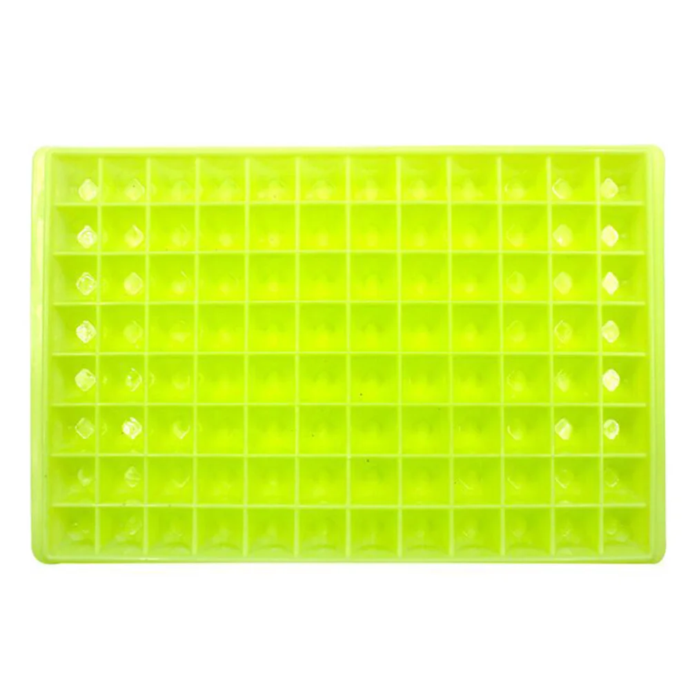 

2pcs 96 Cavities Diamond Shape Ice Cube Trays Ice Box Easy-release Ice Making Mold Kitchen Accessories (Random Color)