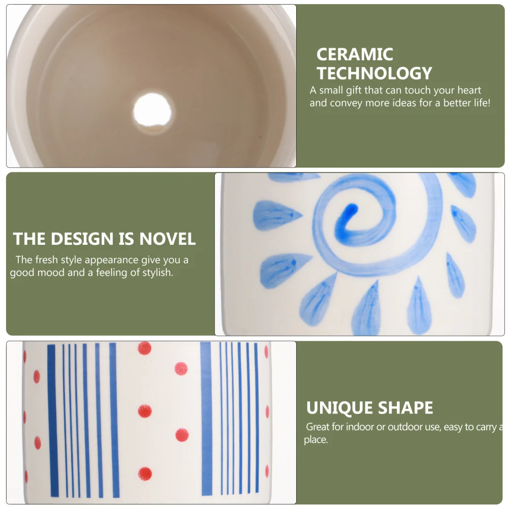 

8pcs Decorative Succulent Bonsai Plant Flower Planter Pot Container Ornament