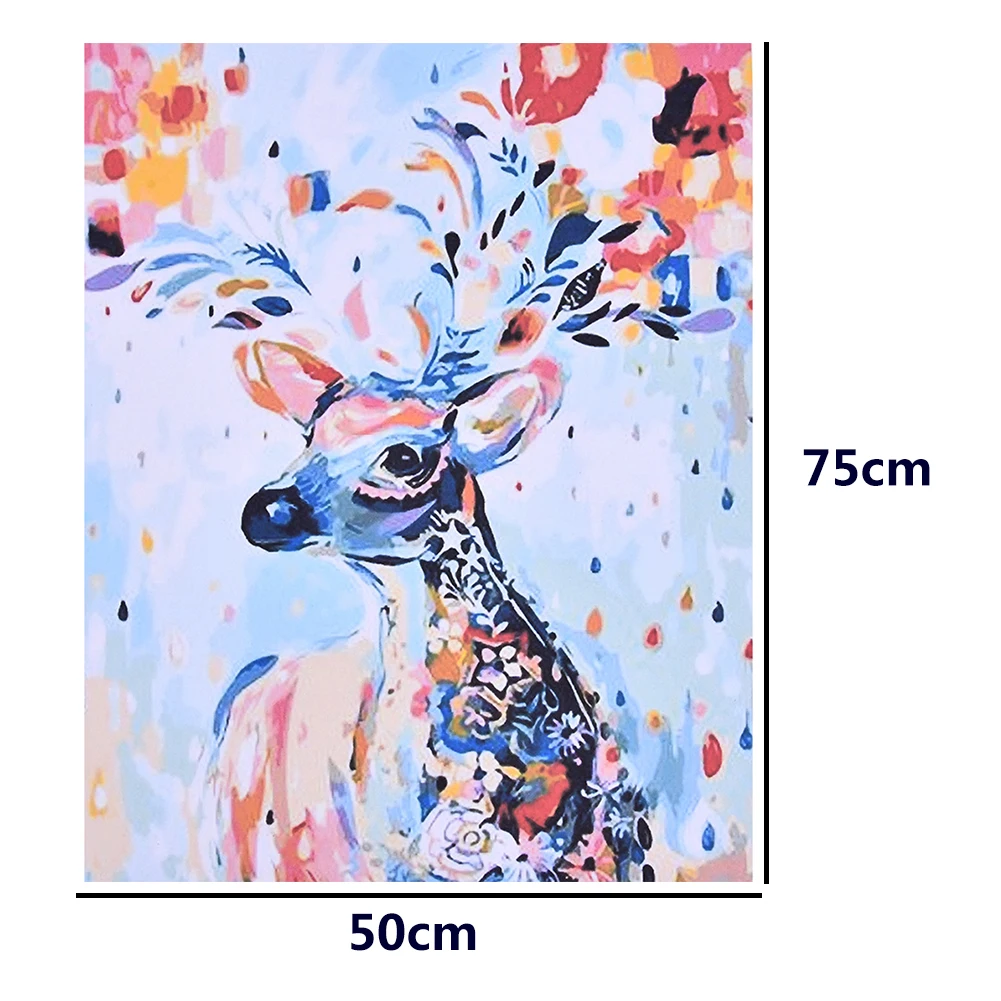 

1000pcs Educational Learning Jigsaw Assembling Colorful DeerToys for Children Adults Living Room Decoration DIY Kids Car Picture